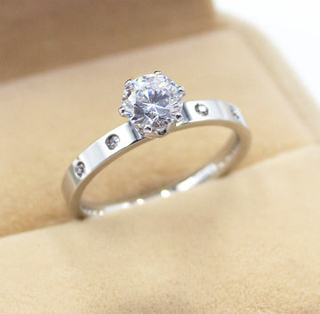 Small Diamond Ring