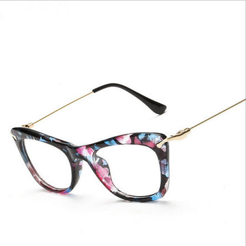 Flat glasses frame