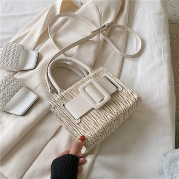 Hand-Woven Small Square Bag Bag