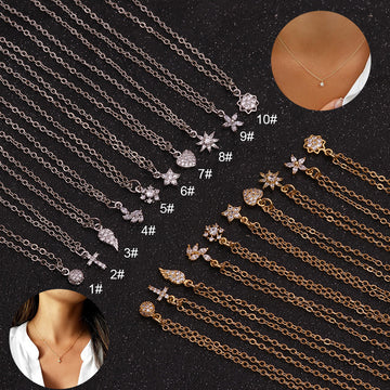 Zircon Collarbone Chain