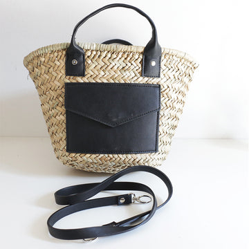 Grass Diagonal Hand-Held Women S Straw Bag