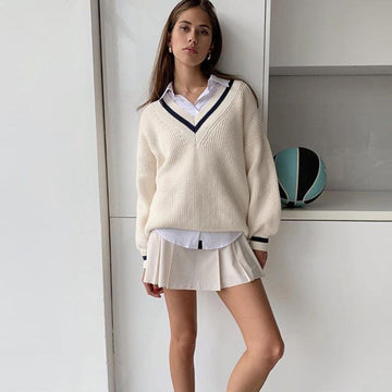 Loose pullover sweater