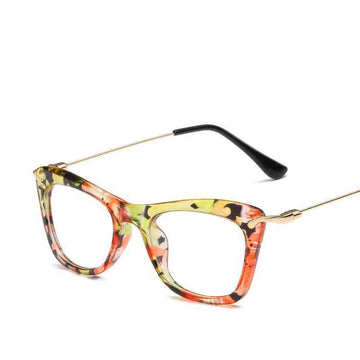 Flat glasses frame