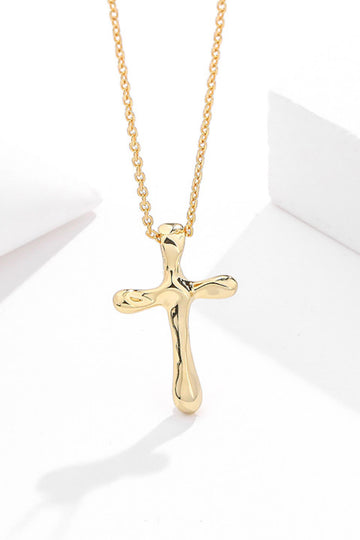 Cross Pendant 925 Sterling Silver Necklace