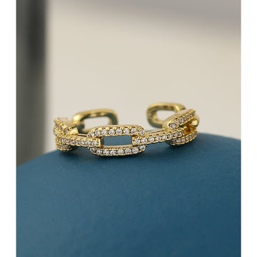 Zircon Chains Ring