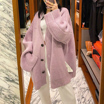 Sweater coat cardigan