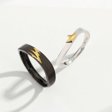 Retro Ship Couple Ring