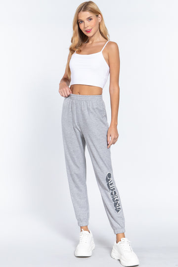 Graphic Long Jogger Pants